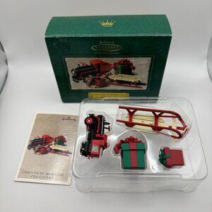 Hallmark Keepsake 2002 Christmas Morning Treasures 3 in box Christmas Ornaments